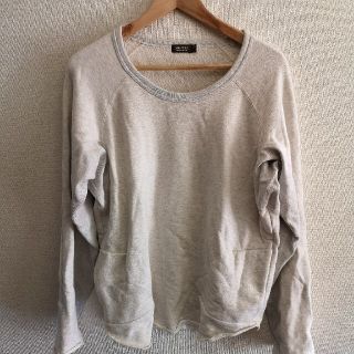 ミスターオリーブ(Mr.OLIVE)のオシャレ！ミスターオリーブ　切りっぱなしリブ切替カットソー(Tシャツ/カットソー(七分/長袖))