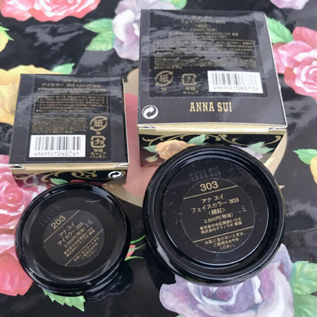 ANNA SUI(アナスイ)の【2点セット】新品未使用 ANNA SUI アナスイ アイカラー チーク コスメ コスメ/美容のベースメイク/化粧品(チーク)の商品写真