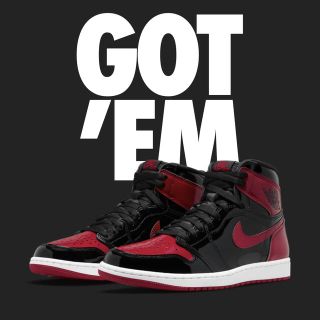 ナイキ(NIKE)のNike Air Jordan 1 High OG "Bred Patent"(スニーカー)