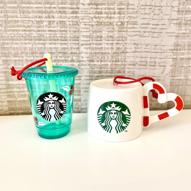 Starbucks Coffee(スターバックスコーヒー)のスターバックス ホリデー2020 オーナメント 全5種 コンプリート　スタバ インテリア/住まい/日用品のインテリア小物(その他)の商品写真