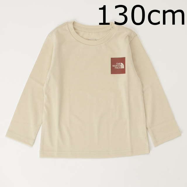 THE NORTH FACE(ザノースフェイス)の専用　　THE NORTH  FACE🌈スクエアロゴ長袖Tシャツ130cm キッズ/ベビー/マタニティのキッズ服女の子用(90cm~)(Tシャツ/カットソー)の商品写真