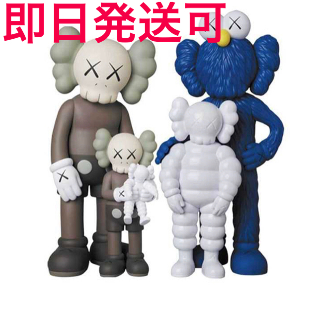 KAWS FAMILY BROWN/BLUE/WHITE