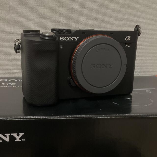 SONY(ソニー)のSONY ソα7C ILCE-7C ブラック フルサイズ ミラーレス一眼 ボディ スマホ/家電/カメラのカメラ(ミラーレス一眼)の商品写真