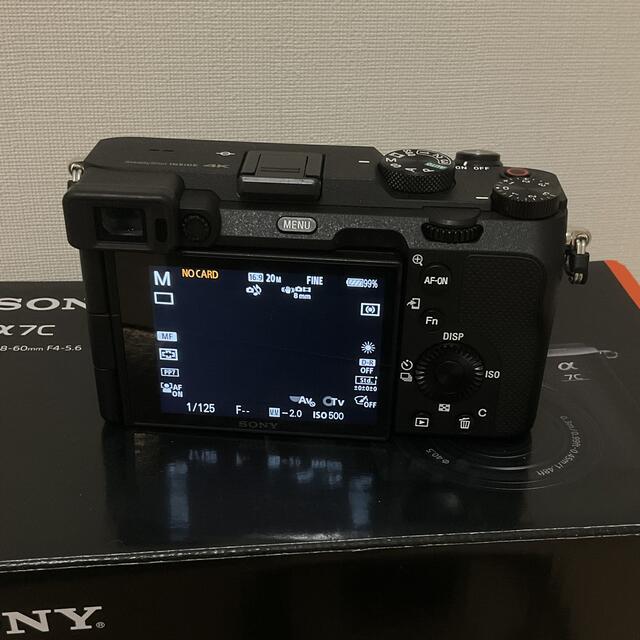 SONY(ソニー)のSONY ソα7C ILCE-7C ブラック フルサイズ ミラーレス一眼 ボディ スマホ/家電/カメラのカメラ(ミラーレス一眼)の商品写真