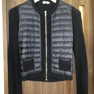 モンクレール(MONCLER)のモンクレール　ダウンカーディガン　ネイビー(ダウンジャケット)