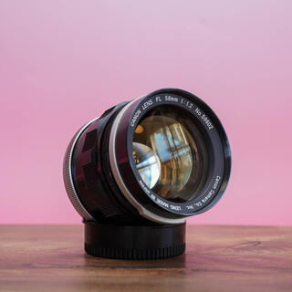 キヤノン(Canon)の【極上品 憧れのf1.2】Canon FL 58mm f1.2  コレクター必見(レンズ(単焦点))