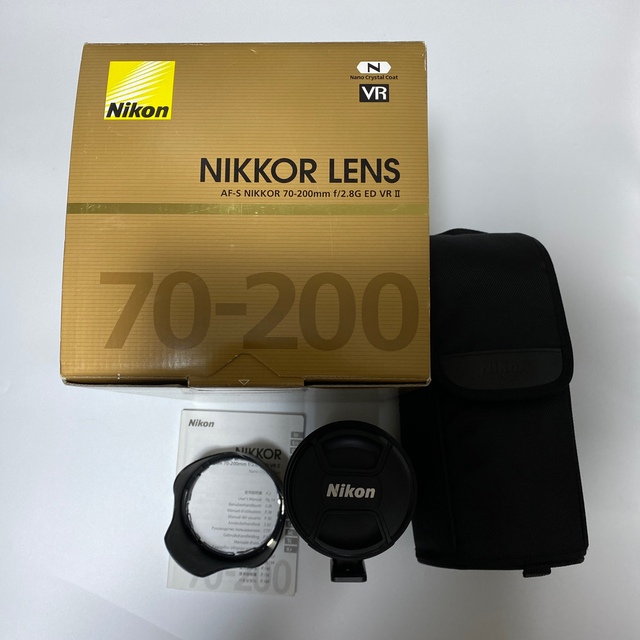 nikkor 70ー200mm f2.8G ED VR Ⅱ 美品