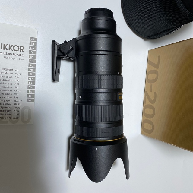 Nikon f2.8G ED VR Ⅱ 美品の通販 by ♡Re use♡｜ニコンならラクマ - nikkor 70ー200mm 低価超歓迎