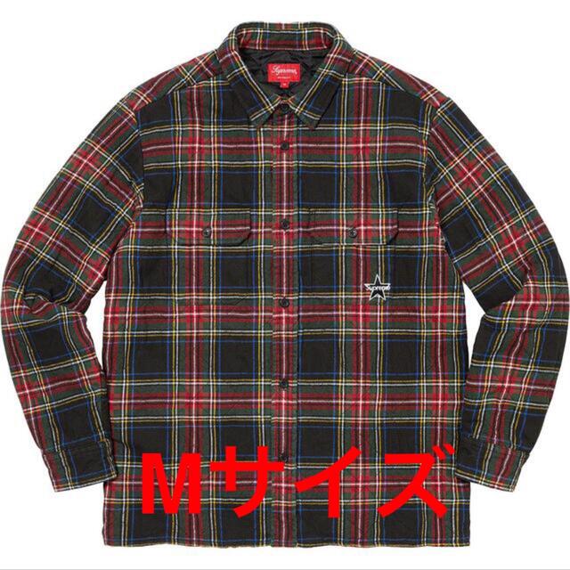 速くおよび自由な Supreme Quilted Plaid Flannel Shirt シャツ - QUNIEDU