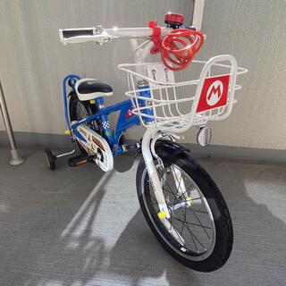 キッズ 自転車 マリオカート ヘルメット付き 16インチの通販 by