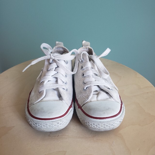 CONVERSE(コンバース)のCONVERSE オールスター 17cm ホワイト キッズ/ベビー/マタニティのキッズ靴/シューズ(15cm~)(スニーカー)の商品写真