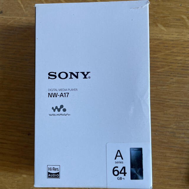 WALKMAN(ウォークマン)のSONY ウォークマン Aシリーズ NW-A17(B)  スマホ/家電/カメラのオーディオ機器(ポータブルプレーヤー)の商品写真