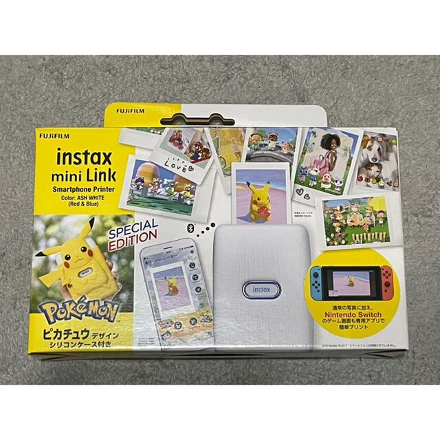 富士フイルム(フジフイルム)のカノリオト 様　instax mini Link ポケモンシリコンケースセット スマホ/家電/カメラのスマホ/家電/カメラ その他(その他)の商品写真