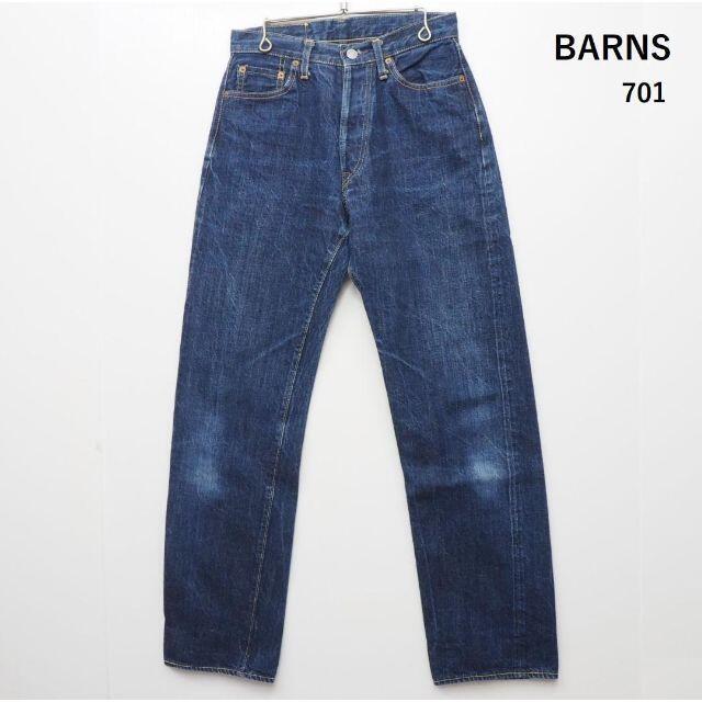 Barns OUTFITTERS(バーンズアウトフィッターズ)のBARNS 701 ビンテージレプリカ 国産セルビッチデニム ストレートw28 メンズのパンツ(デニム/ジーンズ)の商品写真