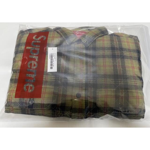 Supreme(シュプリーム)のSupreme Quilted Plaid Flannel Shirt Lサイズ メンズのトップス(シャツ)の商品写真