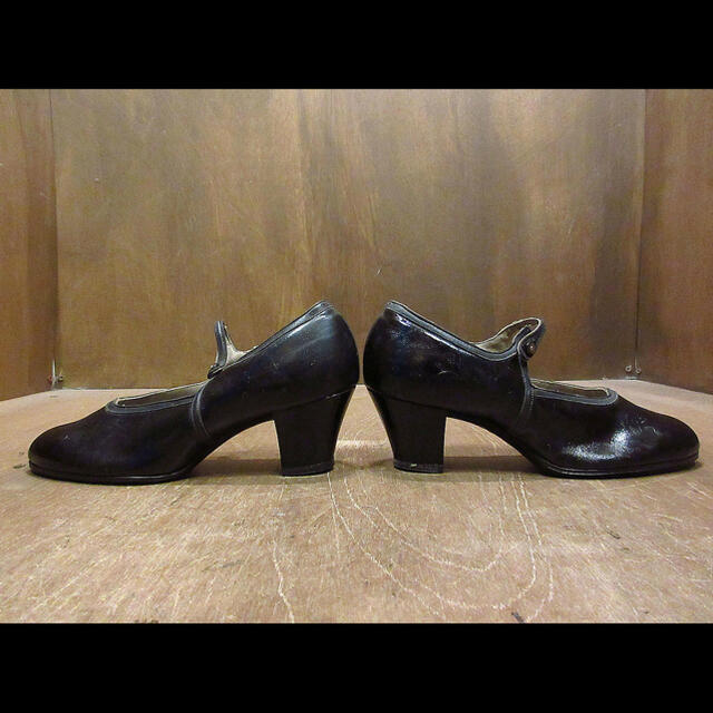 1900s ヴィクトリアン　Edwardian パンプス レディースの靴/シューズ(ハイヒール/パンプス)の商品写真