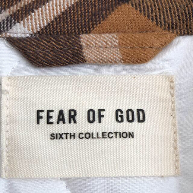 FEAR OF GOD 6th キルティングチェックシャツ
