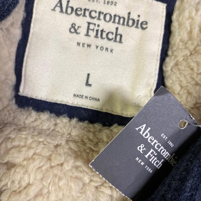 Abercrombie&Fitch(アバクロンビーアンドフィッチ)のアバクロ　ボアパーカー　SIZE  L メンズのトップス(パーカー)の商品写真