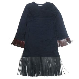 TOGA PULLA Fringe Jersey Pullover ワンピース(ひざ丈ワンピース)