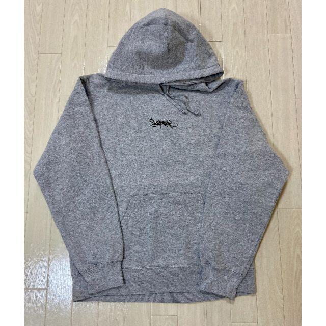 Supreme tag top logo hooded sweatshirt