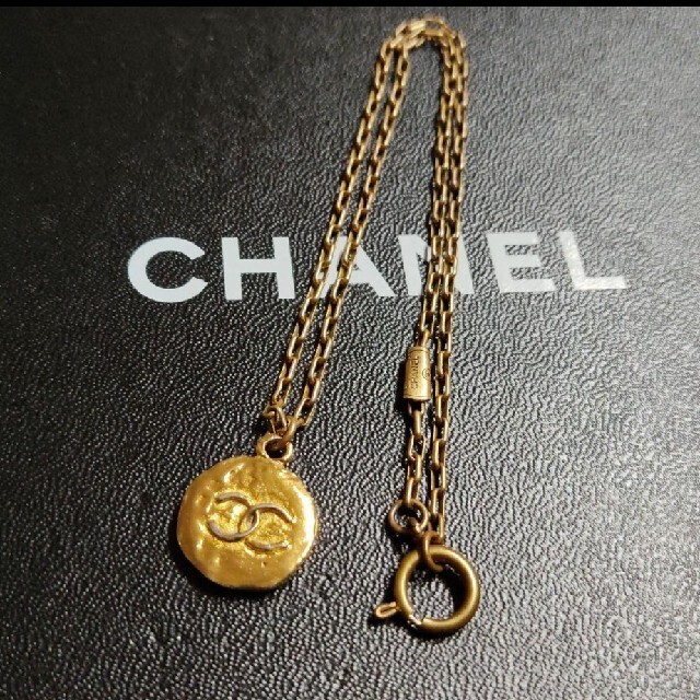 CHANEL - CHANEL ネックレス ヴィンテージ ココマーク コインモチーフ