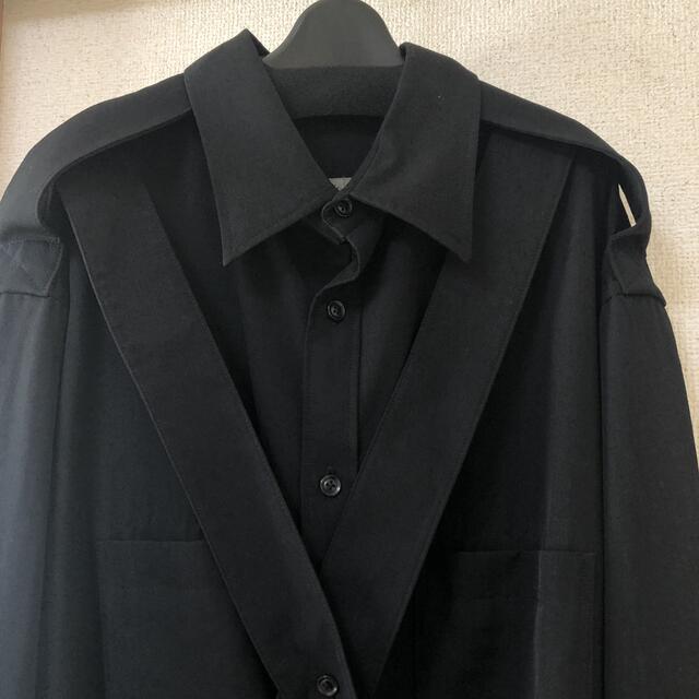 yohji yamamoto 15aw パラシュートシャツ ウールギャバ | www