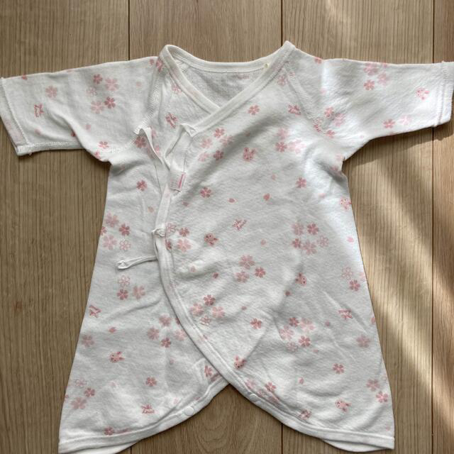 mikihouse(ミキハウス)の新生児 短肌着　長肌着　ミキハウス　50-60サイズ キッズ/ベビー/マタニティのベビー服(~85cm)(肌着/下着)の商品写真