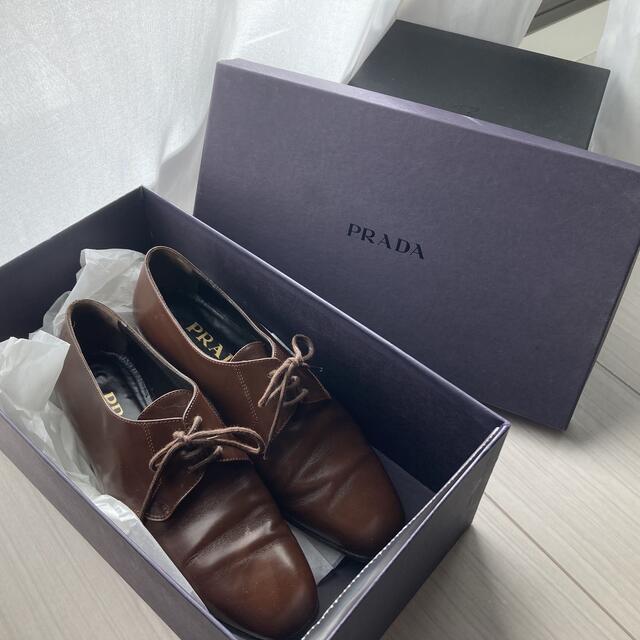 ★箱あり、試着のみ★ PRADA プラダ　ヴィンテージ　ローファー