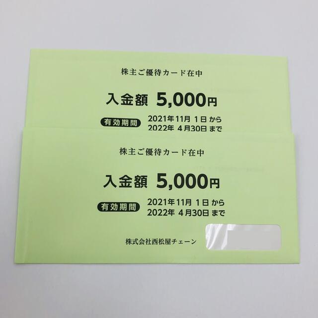ショッピング西松屋 株主優待 10000円