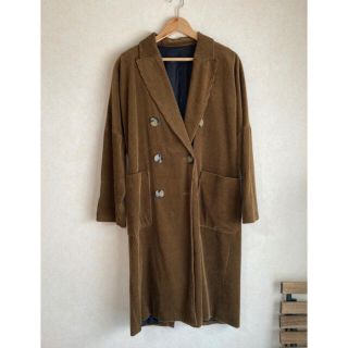 ザラ(ZARA)の完売zara コーデュロイ　ロングコート(ロングコート)