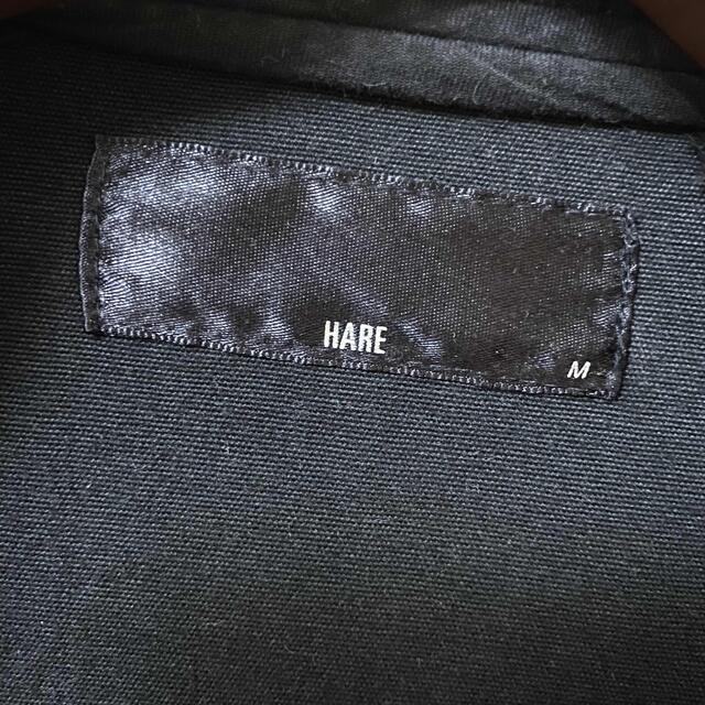 HARE(ハレ)のHARE ハレ ライダース コットン 黒 メンズのジャケット/アウター(ライダースジャケット)の商品写真