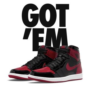 ナイキ(NIKE)のNIKE AIR JORDAN1  Patent Bred 27センチ(スニーカー)