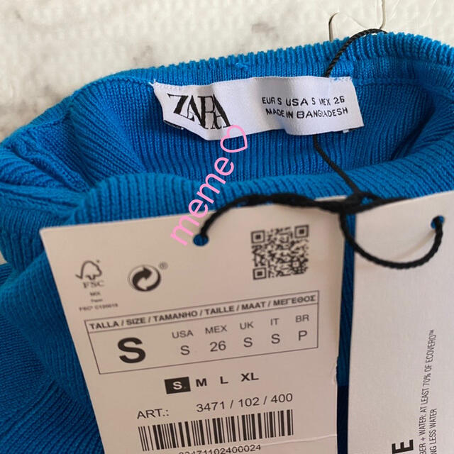 ZARA(ザラ)の【完売/新品】ZARA ハイネックニットセーター　S レディースのトップス(ニット/セーター)の商品写真