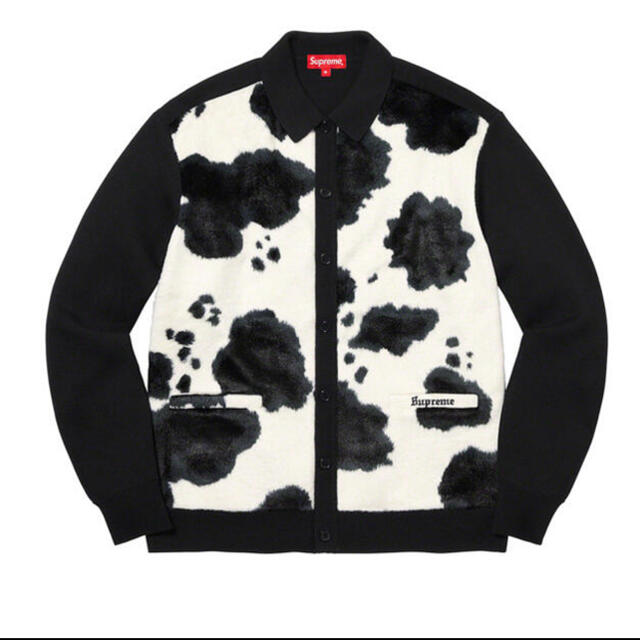 supreme cow print cardigan XL