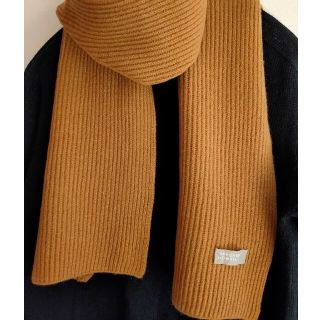 マーガレットハウエル(MARGARET HOWELL)の専用　マーガレットハウエル　FINE RIB SCARF　マスタード(マフラー/ショール)