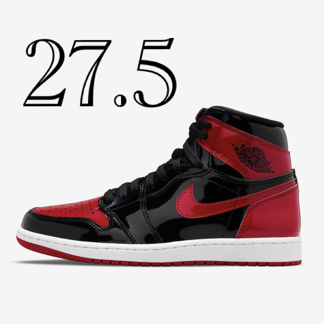 NIKE AJ1 high og Bred Patent