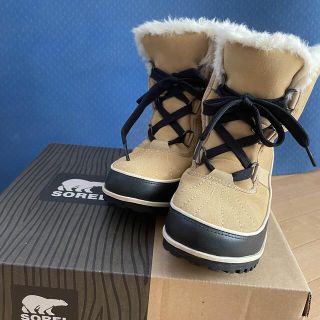 アグ(UGG)のSORELティボリⅡ 撥水スノーブーツcurry24.0箱付き美品(ブーツ)