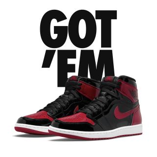 ナイキ(NIKE)のJordan1 patent bred(スニーカー)