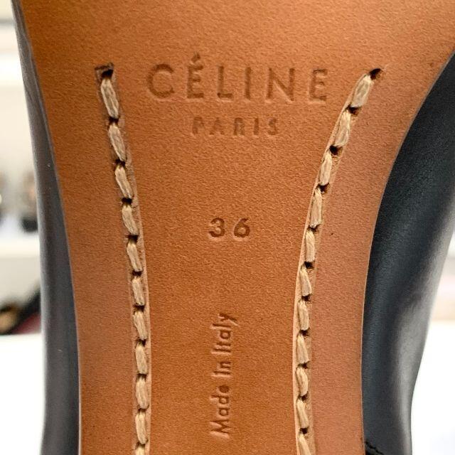 celine(セリーヌ)の3477 セリーヌ フィービー レザー ロングブーツ ブラック レディースの靴/シューズ(ブーツ)の商品写真
