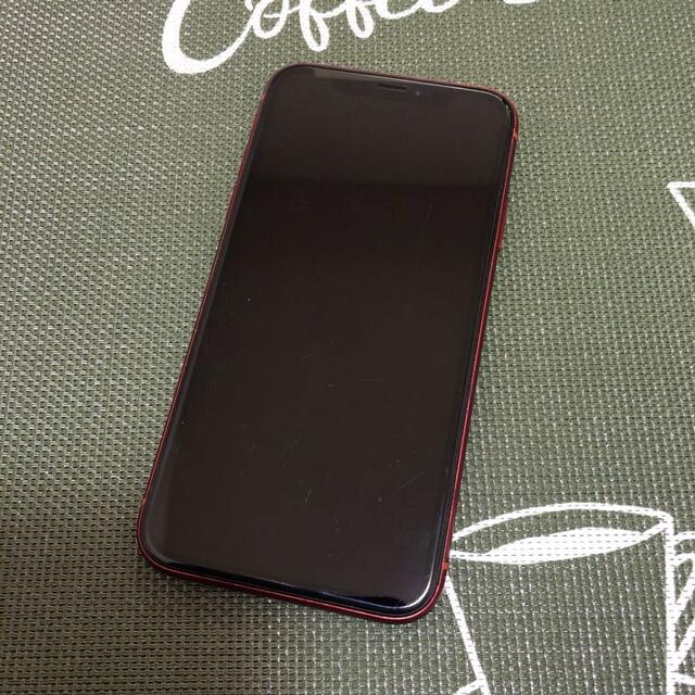 iPhone(アイフォーン)のiPhone XR 64GB Product RED ジャンク スマホ/家電/カメラのスマートフォン/携帯電話(スマートフォン本体)の商品写真