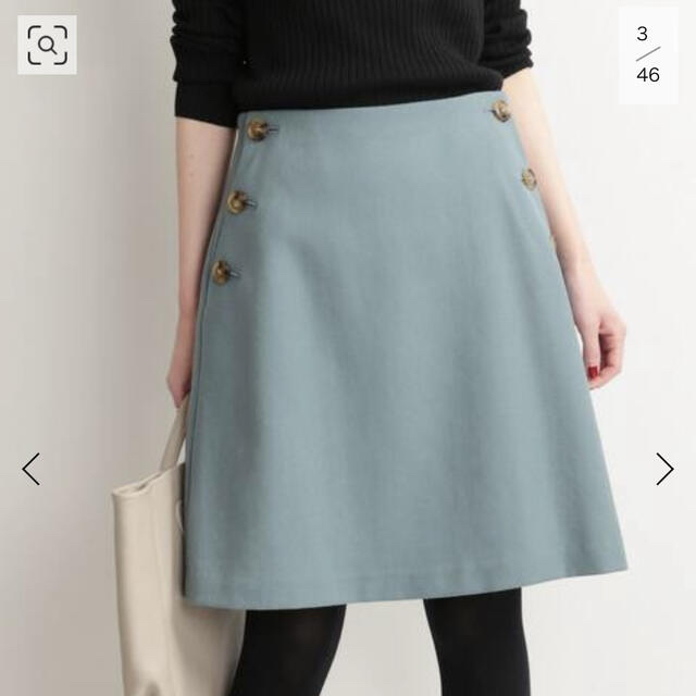 IENA(イエナ)のIENA イエナ ボタンミニスカート レディースのスカート(ミニスカート)の商品写真