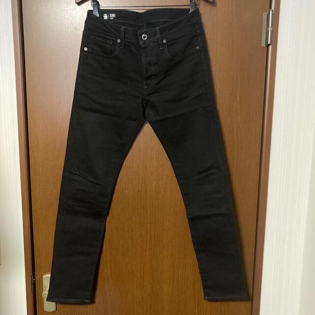 G-STAR RAW(ジースター)のジースター　3301 SLIM 黒 メンズのパンツ(デニム/ジーンズ)の商品写真