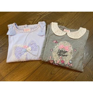 メゾピアノ(mezzo piano)の専用です☆ mezzo piano ロングTシャツ、Tシャツ　140(Tシャツ/カットソー)