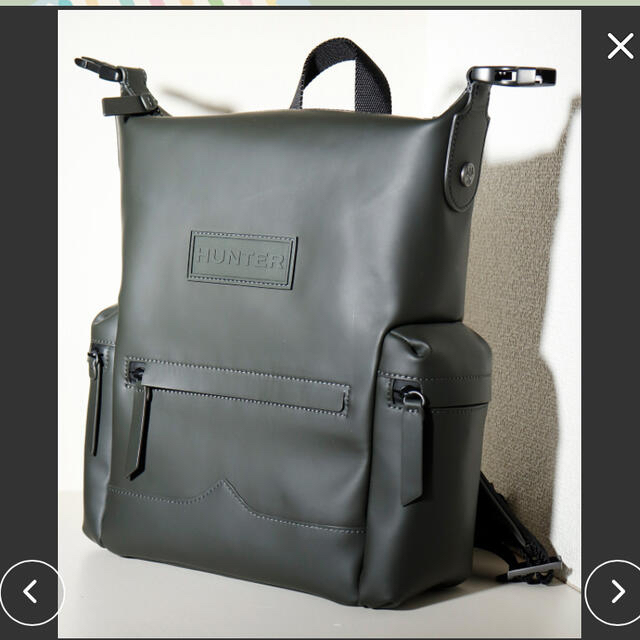 kazumalon様専用　コーティングレザー バックパック レディースのバッグ(リュック/バックパック)の商品写真