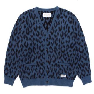 ワコマリア(WACKO MARIA)のwacko maria LEOPARD MOHAIR CARDIGAN L(カーディガン)