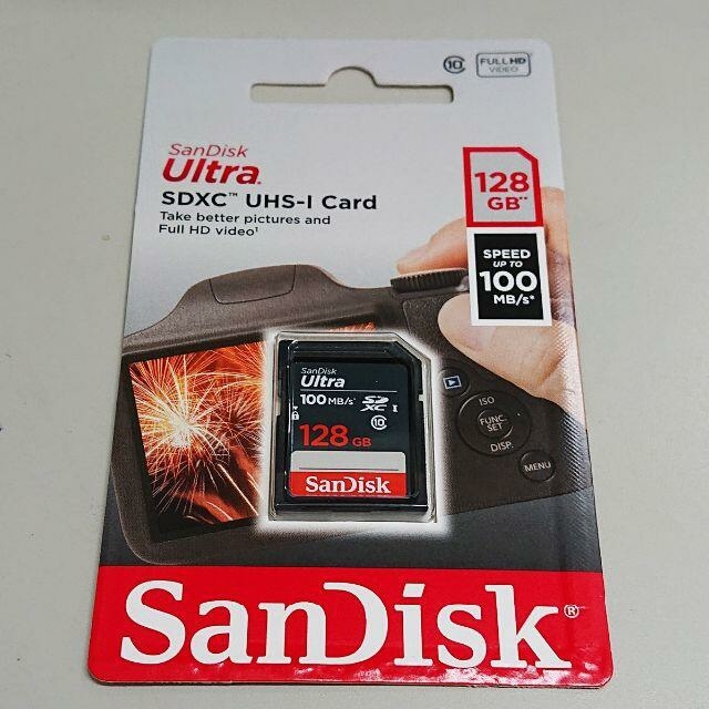 SanDisk(サンディスク)の128GB SDXCカード SanDisk Ultra R:100MB/s スマホ/家電/カメラのPC/タブレット(その他)の商品写真