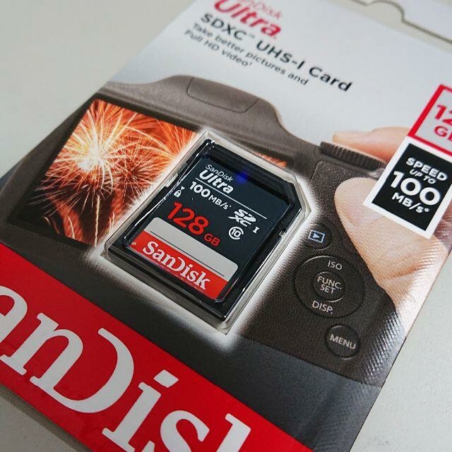 SanDisk(サンディスク)の128GB SDXCカード SanDisk Ultra R:100MB/s スマホ/家電/カメラのPC/タブレット(その他)の商品写真