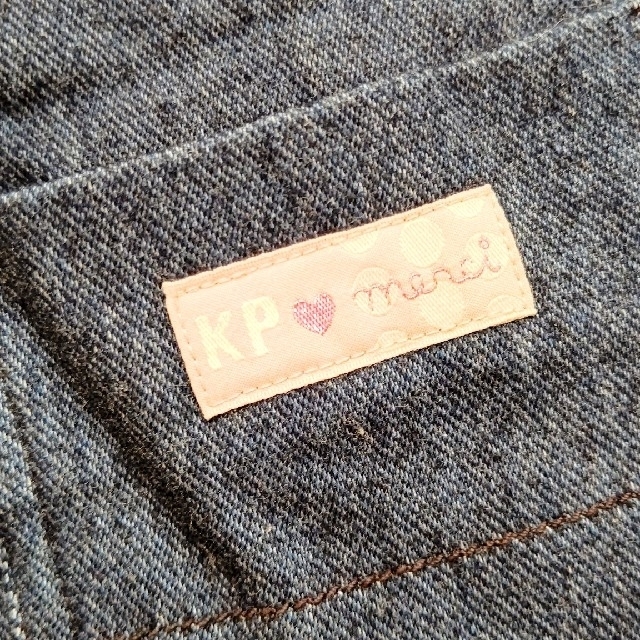 KP - KP ケーピー♡裏起毛 デニム風 ジャンパースカート 100の通販 by シュシュ's shop｜ニットプランナーならラクマ