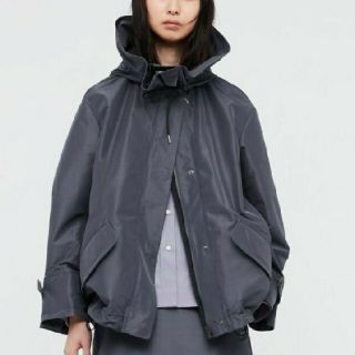 ユニクロ(UNIQLO)のUNIQLO ジルサンダー +J シルクブレンドオーバーサイズパーカー(ブルゾン)