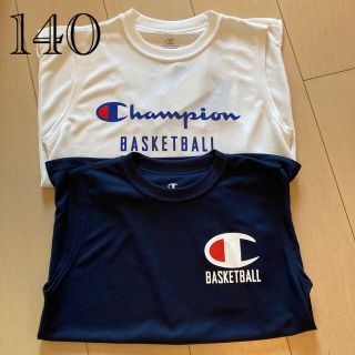 チャンピオン(Champion)のチャンピオン Champion 140 ノースリーブTシャツ コン 白(Tシャツ/カットソー)